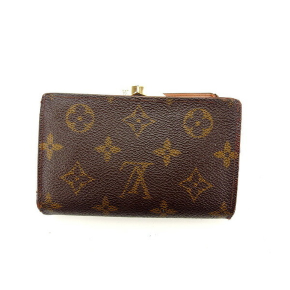 Louis Vuitton Monnaie Monogram Wallet Brown Bifold Porte Canvas - Picture 1 of 6